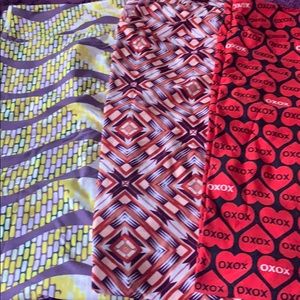 LULA ROE TC LEGGINGS...all 3